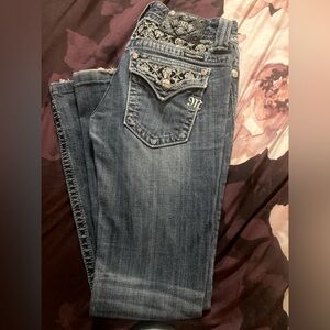 Miss Me boot cut jeans size 28